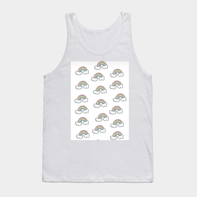 Rainbow Design Tank Top by BlossomShop